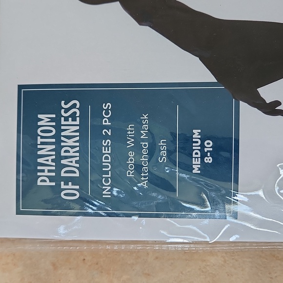 Phantom Of Darkness Halloween Costume, Medium - Picture 3 of 3